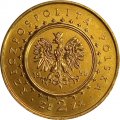 Польша 2 злотых 1998 год - Замок в Курнике