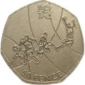 Великобритания 50 пенсов 2011 год - Баскетбол
