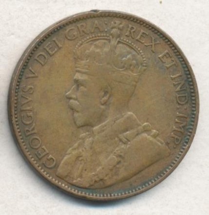 Канада 1 цент 1912 год