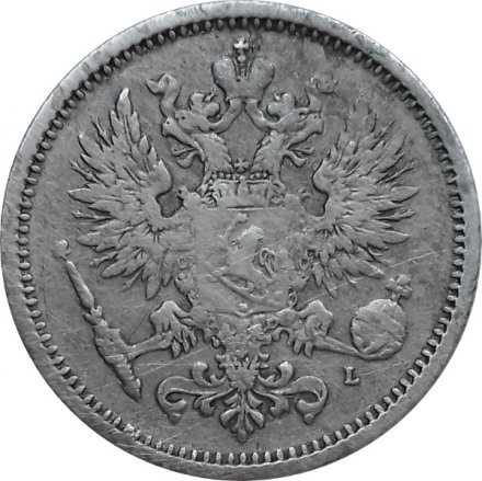 Финляндия 50 пенни 1891 год - VF