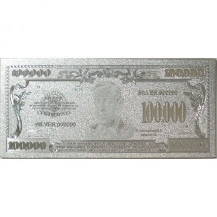 Сувенирная банкнота США 100000 долларов - UNC
