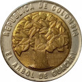Колумбия 500 песо 2010 год - Святое дерево Гуакари