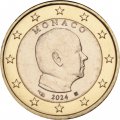 Монако 1 евро 2024 год