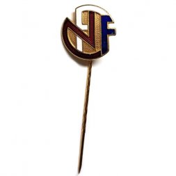 Значок-иголка Логотип. Федерация футбола Норвегии. Norges Fotballforbund, NFF