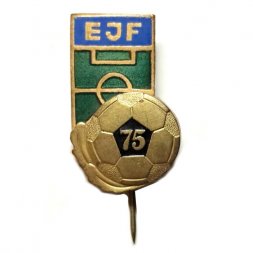 Значок-иголка EJF 75. Эстонский футбольный союз