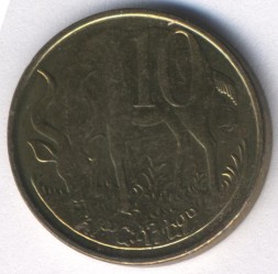 Эфиопия 10 сантим 2006 год - Антилопа