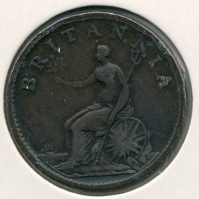 Великобритания 1 фартинг 1807 год