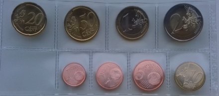 Набор из 8 евромонет Андорра 2014-2017 год Микс