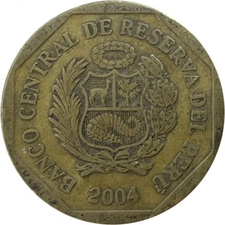 Перу 20 сентимо 2004 год