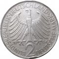 ФРГ 2 марки 1964 год (D) - Макс Планк