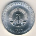 ГДР 20 марок 1989 год