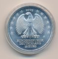 Германия 10 евро 2009 год - 600 лет университету в Лейпциге