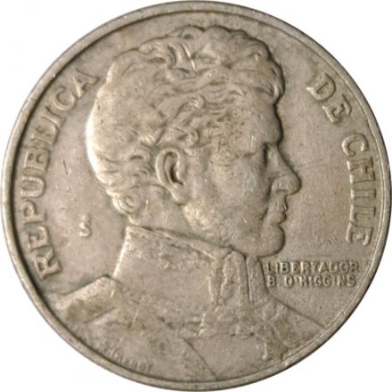 Чили 1 песо 1976 год