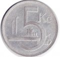 Чехословакия 5 крон 1929 год