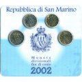 Набор из 4 евромонет Сан-Марино 2002 год (в буклете)