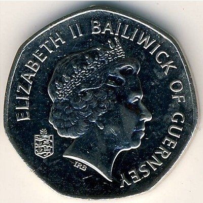 Гернси 20 пенсов 2006 год