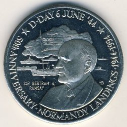 Теркс и Кайкос 5 крон 1994 год