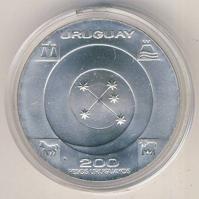 Уругвай 200 песо 1999 год