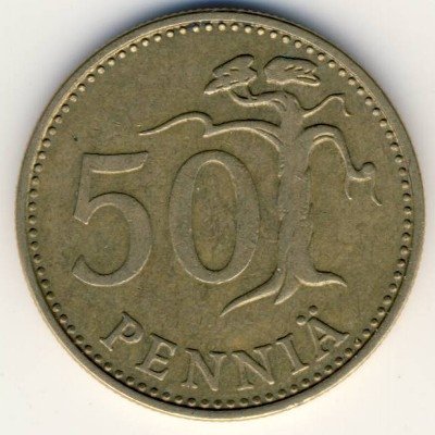 Финляндия 50 пенни 1977 год