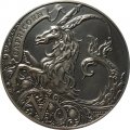 Беларусь 1 рубль 2014 год - Козерог (Capricorn)
