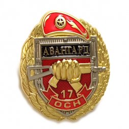 Знак 17 ОСН "Авангард", с удостоверением