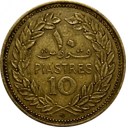 Ливан 10 пиастров 1968 год