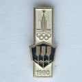 Значок. Серия Олимпиада-80. Москва. Гребля