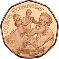 Австрия 5 евро 2017 год - 150 лет Дунайскому вальсу