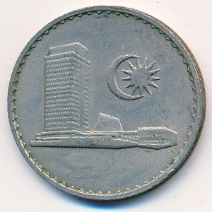 Малайзия 50 сен 1967 год - Здание парламента