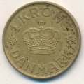 Дания 1 крона 1938 год