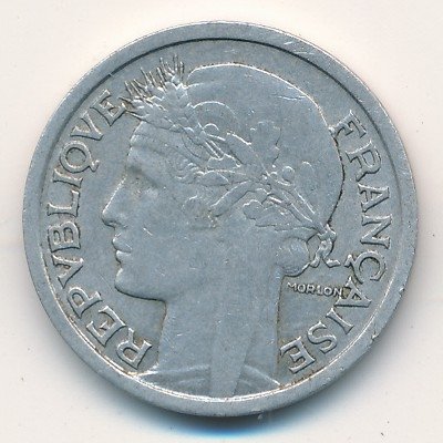 Франция 1 франк 1949 год (без отметки МД)