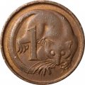 Австралия 1 цент 1983 год - Карликовый летучий кускус
