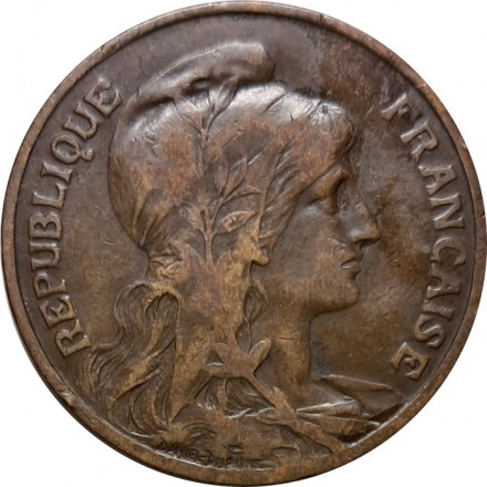 Франция 10 сантимов 1903 год