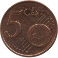 Бельгия 5 евроцентов 2010 год - Король Альберт II