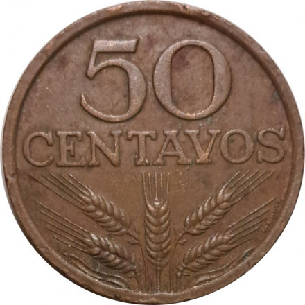 Португалия 50 сентаво 1972 год