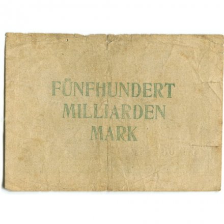 Германия (Бавария) 500 миллиардов марок 1923 год - F