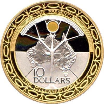 Австралия 10 долларов 2000 год