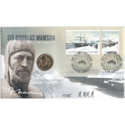 Австралия 1 доллар 2012 год - Вдохновляющие австралийцы. Сэр Дуглас Моусон (в буклете)
