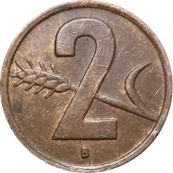 Швейцария 2 раппена 1951 год