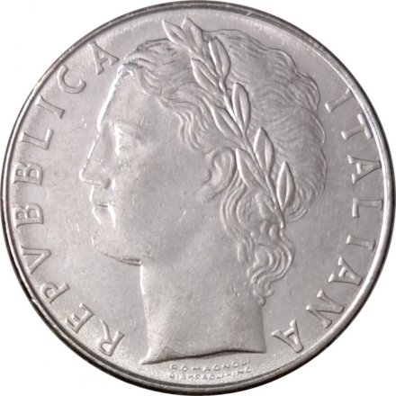 Италия 100 лир 1989 год - Минерва