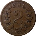 Норвегия 2 эре 1899 год