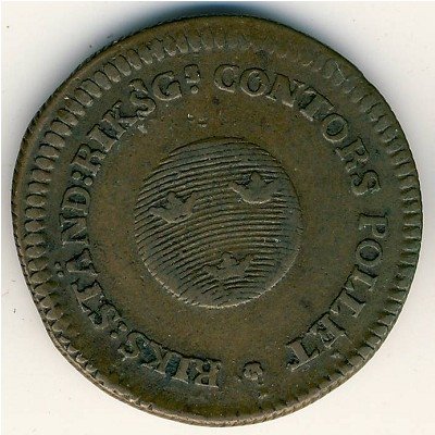 Швеция 1/2 скиллинга 1802 год