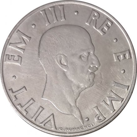 Италия 2 лиры 1939 год (Магнетик, 1939 - XVIII)