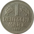 ФРГ 1 марка 1966 год (D)