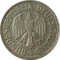 ФРГ 1 марка 1966 год (D)