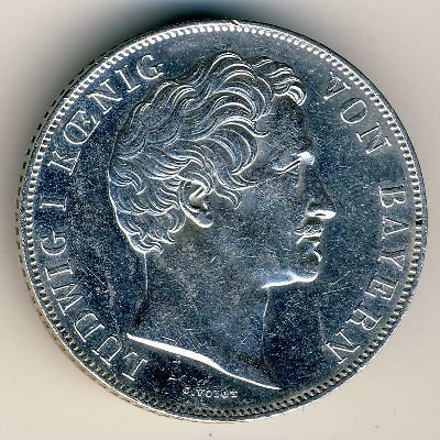Бавария 2 гульдена 1847 год