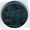 Италия 100 лир 1968 год - Минерва