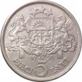 Латвия 5 лат 1929 год