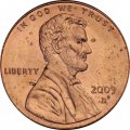 США 1 цент 2009 год - Профессиональная жизнь Линкольна (D)