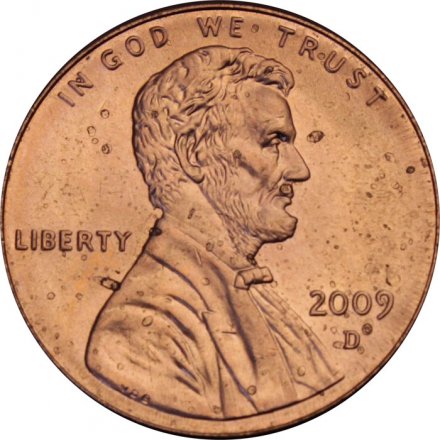 США 1 цент 2009 год - Профессиональная жизнь Линкольна (D)